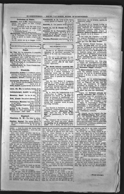 De Boekenwereld, 17 juli 1909 (nr. 28, jrg. 2)