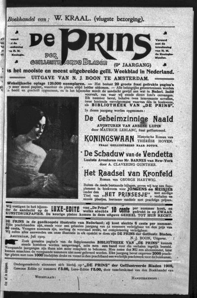 De Boekenwereld, 17 juli 1909 (nr. 28, jrg. 2)