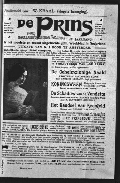 De Boekenwereld, 14 augustus 1909 (nr. 32, jrg. 2)
