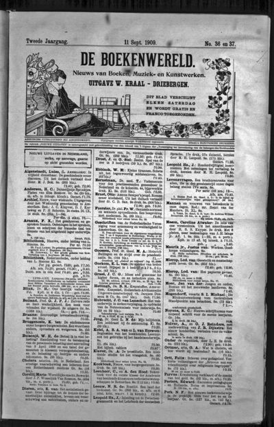 De Boekenwereld, 11 september 1909 (nr. 36, jrg. 2)