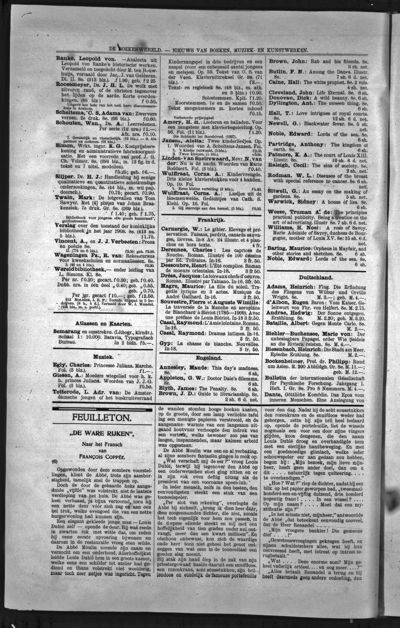 De Boekenwereld, 11 september 1909 (nr. 36, jrg. 2)