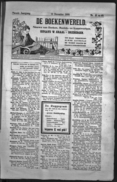 De Boekenwereld, 11 december 1909 (nr. 48, jrg. 2)