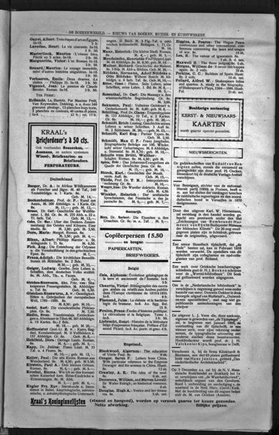 De Boekenwereld, 11 december 1909 (nr. 48, jrg. 2)