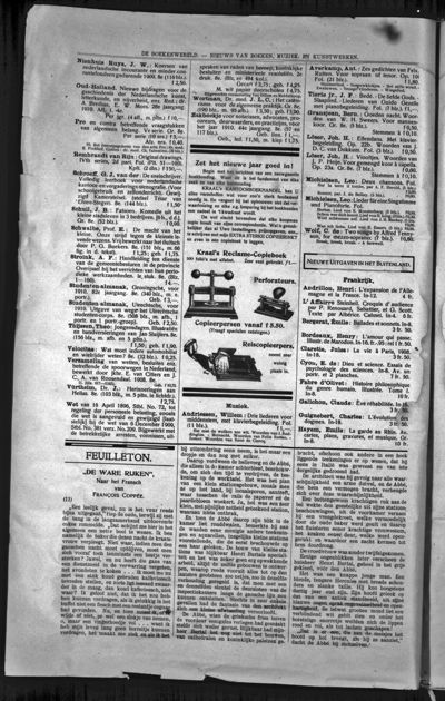 De Boekenwereld, 15 januari 1910 (nr. 2, jrg. 3)