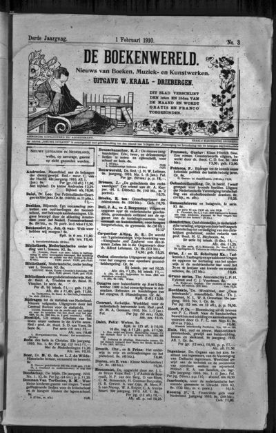 De Boekenwereld, 1 februari 1910 (nr. 3, jrg. 3)
