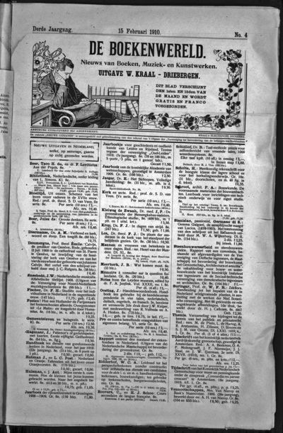 De Boekenwereld, 15 februari 1910 (nr. 4, jrg. 3)