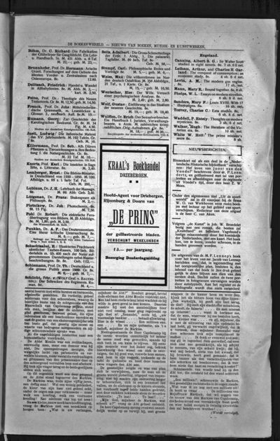 De Boekenwereld, 1 maart 1910 (nr. 5, jrg. 3)