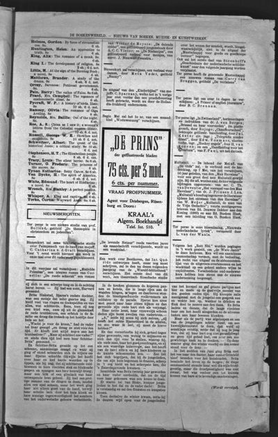 De Boekenwereld, 15 april 1910 (nr. 8, jrg. 3)