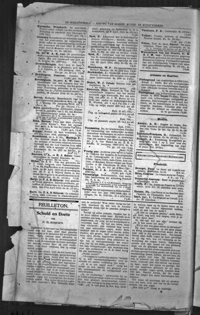 De Boekenwereld, 15 mei 1910 (nr. 9, jrg. 3)