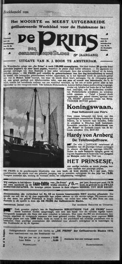 De Boekenwereld, 15 mei 1910 (nr. 9, jrg. 3)