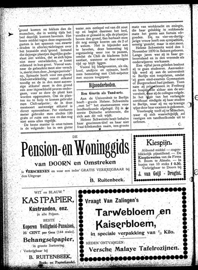 De Kaap, 1 april 1905