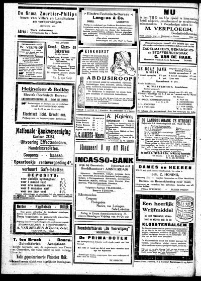 De Kaap, 1 april 1922