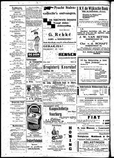 De Kaap, 1 maart 1930