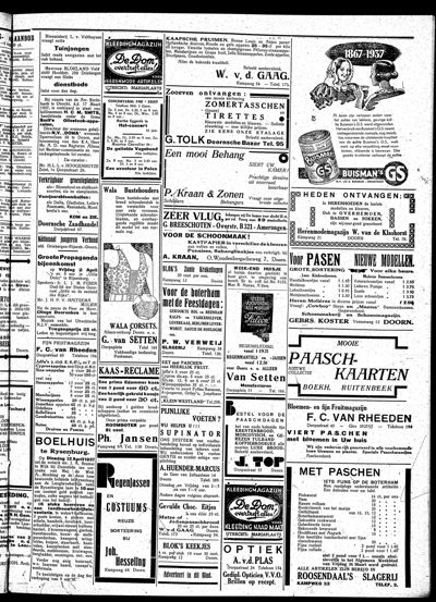 De Kaap, 27 maart 1937
