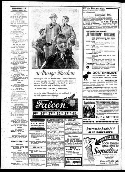 De Kaap, 27 maart 1937