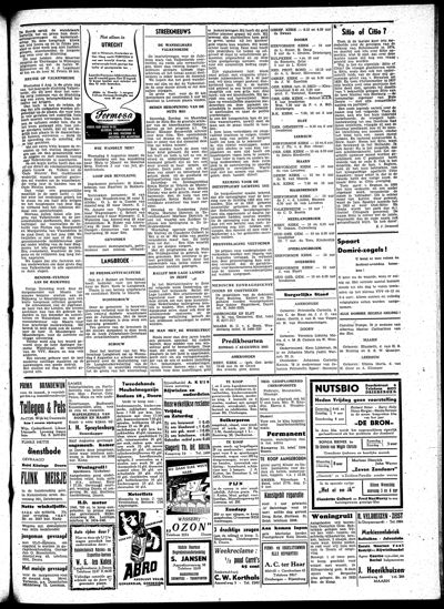 De Kaap, 1 augustus 1952