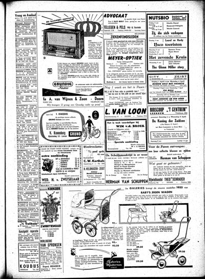 De Kaap, 1 april 1955