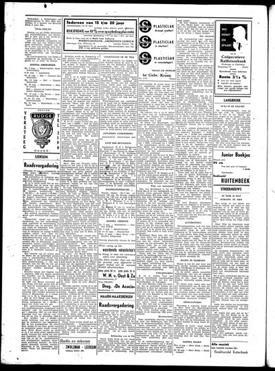 De Kaap, 1 augustus 1958