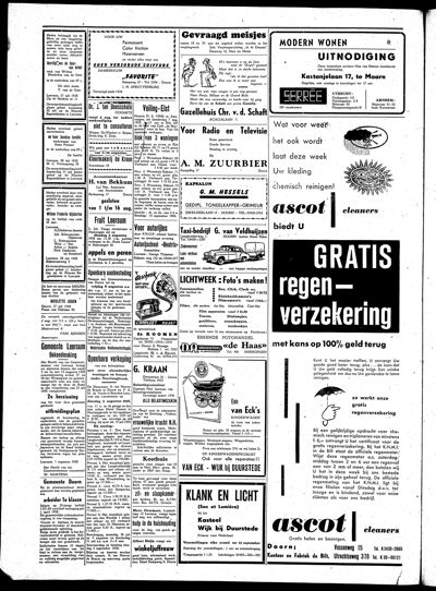 De Kaap, 1 augustus 1958
