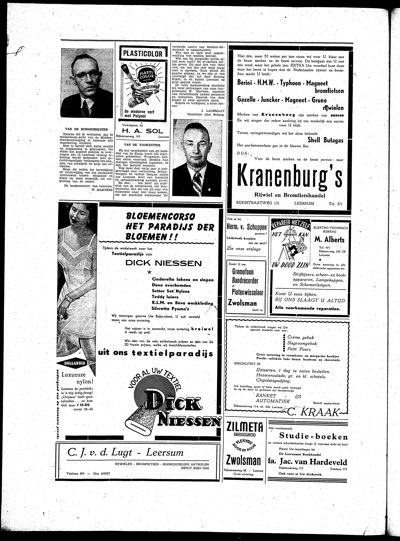 De Kaap, 1 augustus 1958