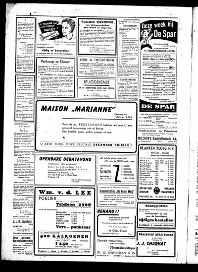 De Kaap, 11 december 1959