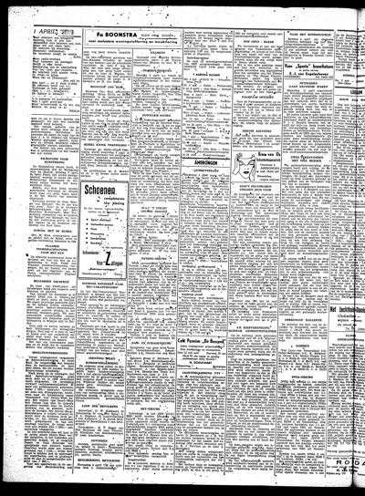De Kaap, 1 april 1960