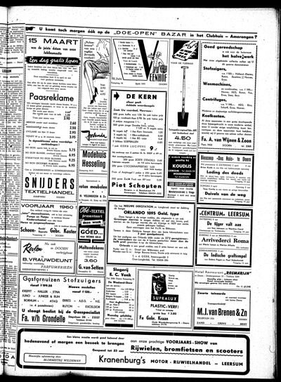 De Kaap, 1 april 1960