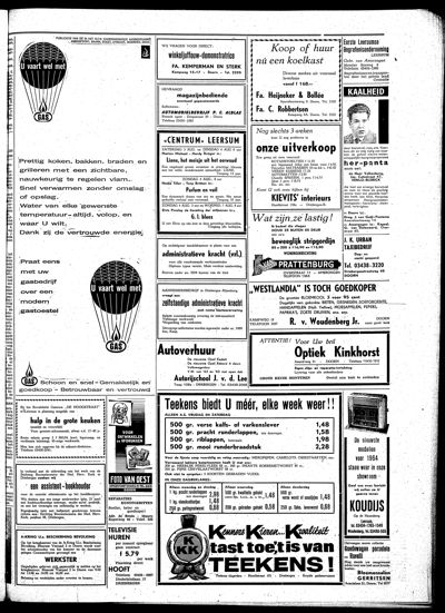 De Kaap, 1 augustus 1963