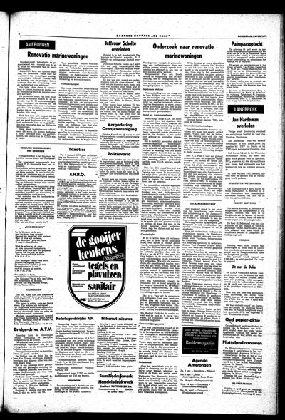 De Kaap, 1 april 1976