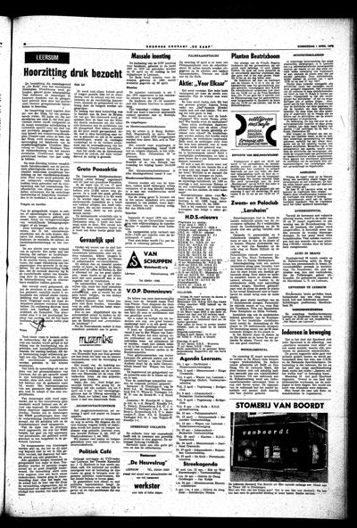 De Kaap, 1 april 1976