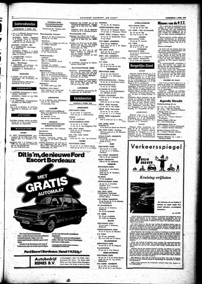 De Kaap, 1 april 1976