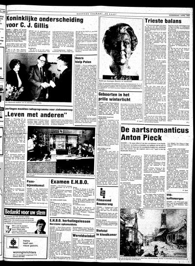 De Kaap, 1 april 1982