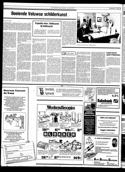 De Kaap, 1 april 1982