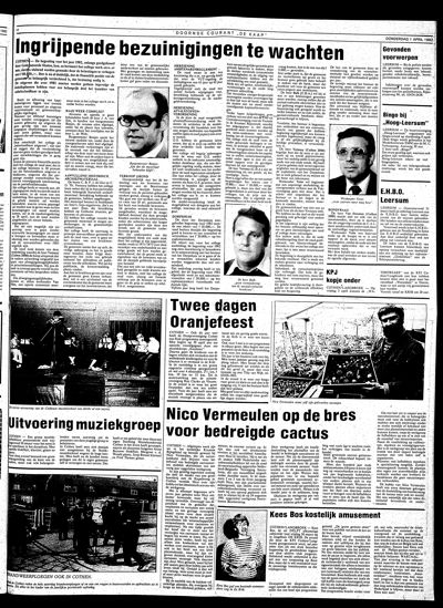De Kaap, 1 april 1982
