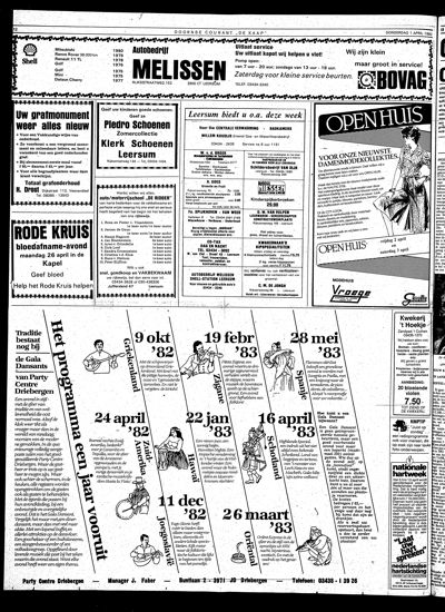 De Kaap, 1 april 1982
