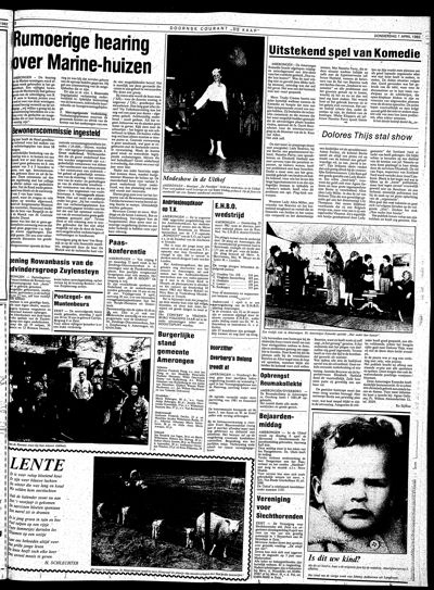 De Kaap, 1 april 1982