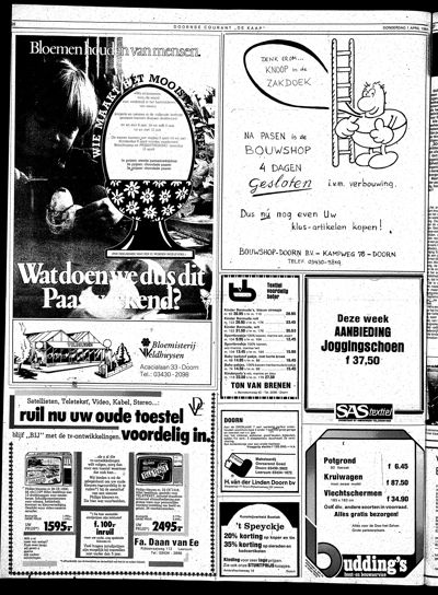 De Kaap, 1 april 1982