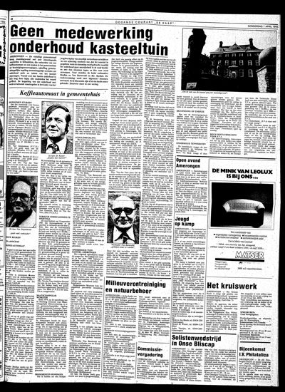 De Kaap, 1 april 1982