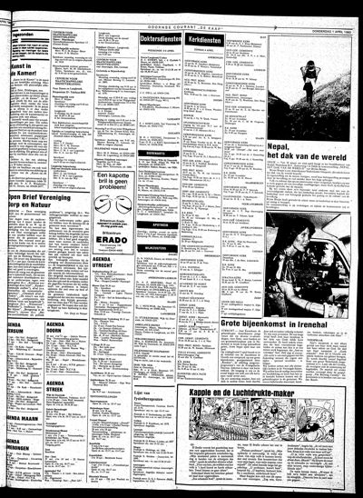 De Kaap, 1 april 1982