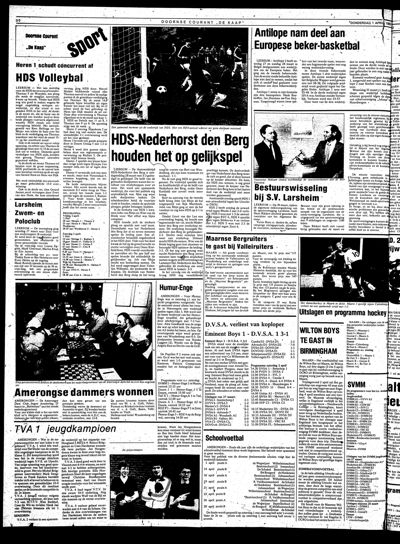 De Kaap, 1 april 1982