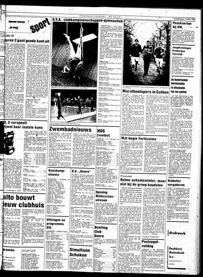 De Kaap, 1 april 1982