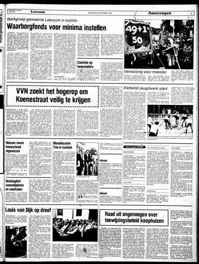De Kaap, 12 september 1985
