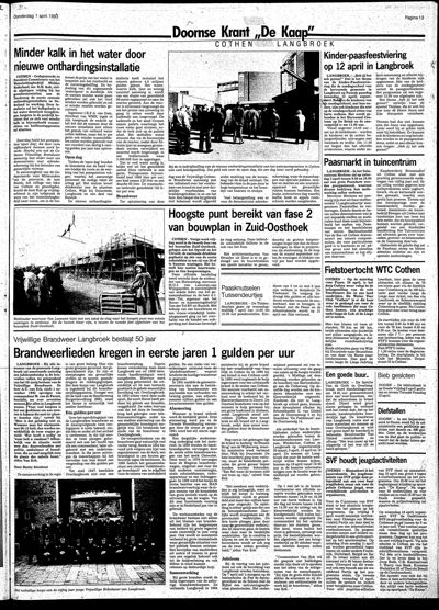 De Kaap, 1 april 1993