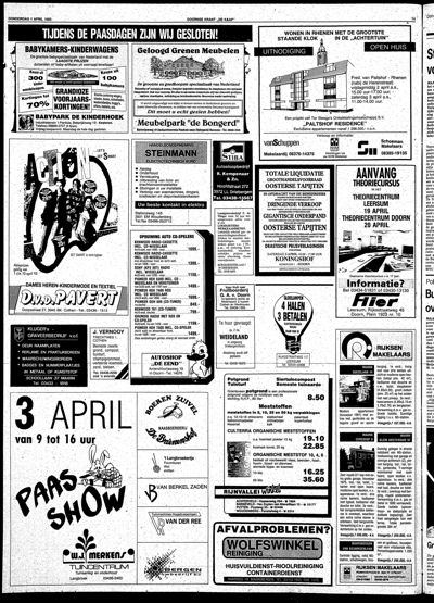 De Kaap, 1 april 1993