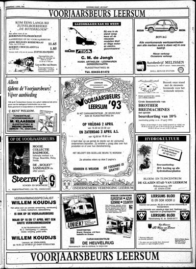 De Kaap, 1 april 1993
