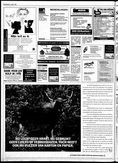 De Kaap, 1 april 1999