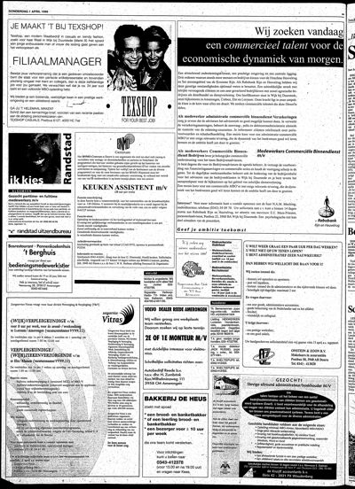 De Kaap, 1 april 1999