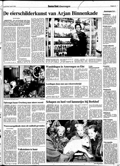 De Kaap, 1 april 1999