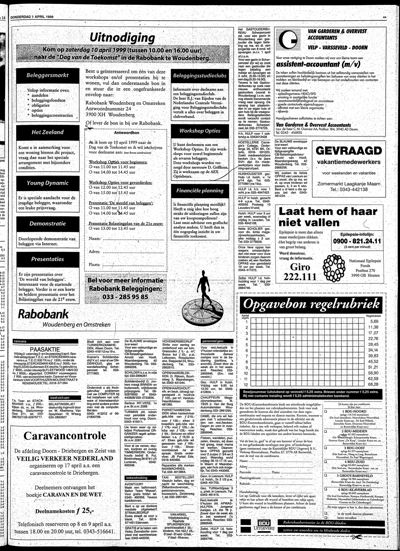 De Kaap, 1 april 1999