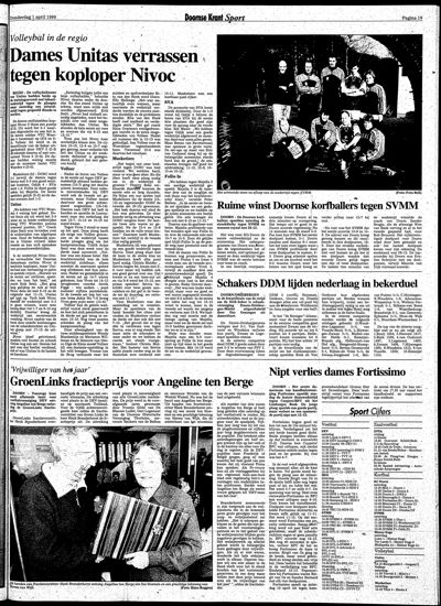 De Kaap, 1 april 1999
